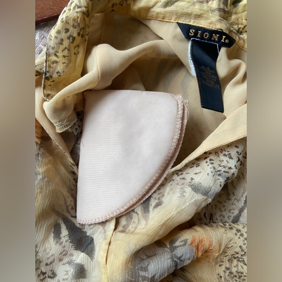 Sioni blouse 100% silk size 1X silk tunic Vintage - Picture 8 of 8